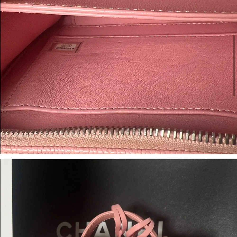 CHANEL Pink Quilted Vanity Camera Crossbody Bag with Matching Wallet - Picture 8 of 9